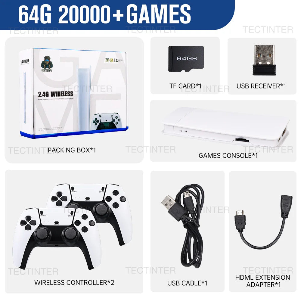 M15 Game Stick 4K Mini Retro Video Game