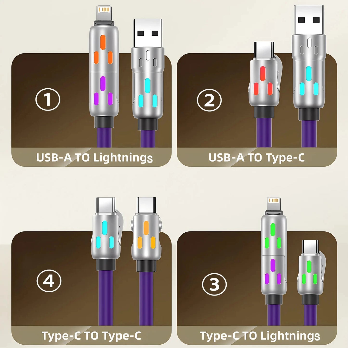 Fast Charging Silicone Cable Data Transfer